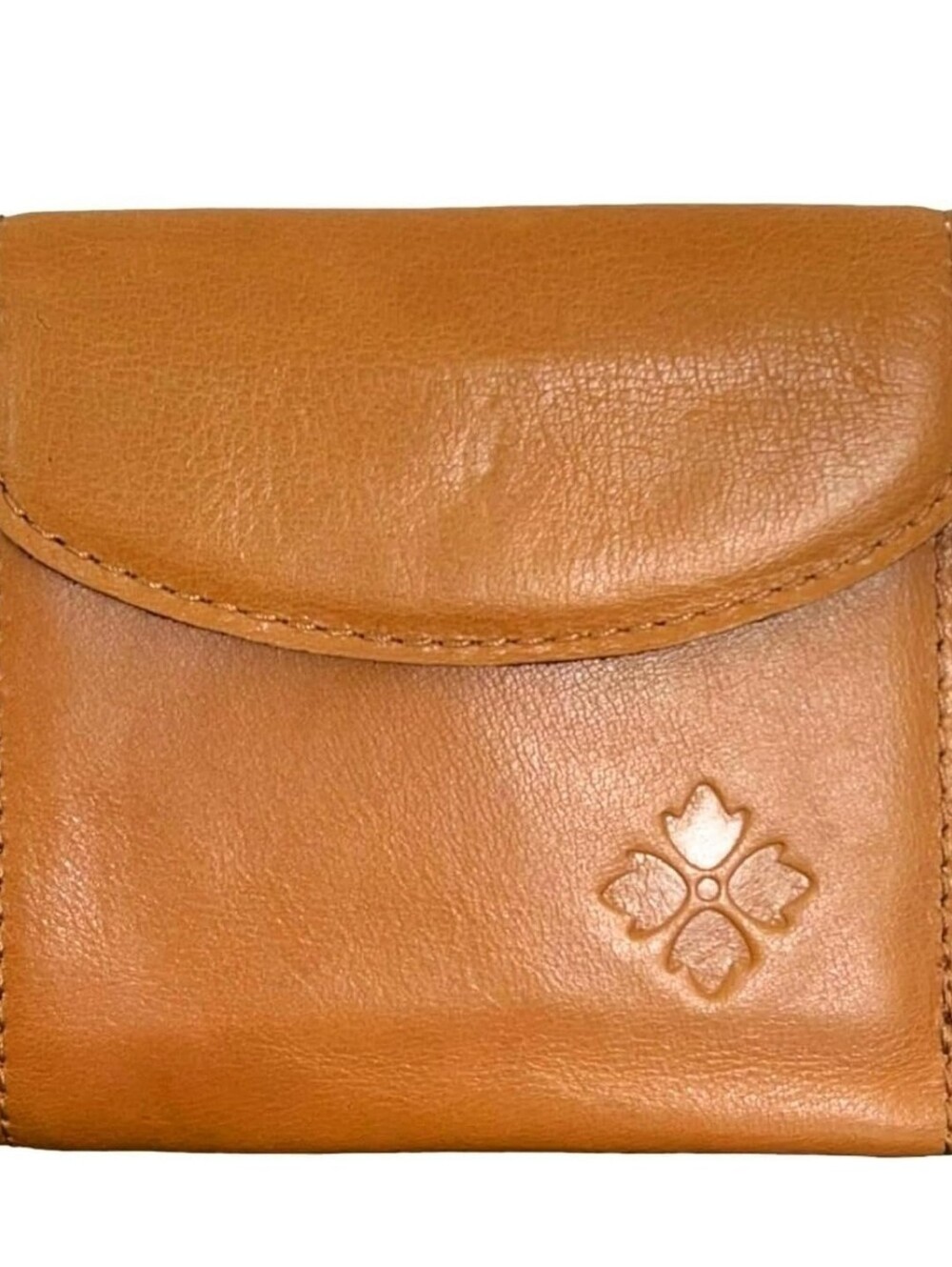 Patricia Nash Leather Reiti Bifold Wallet With Kiss Lock Frame Pocket - Picture 2 of 8